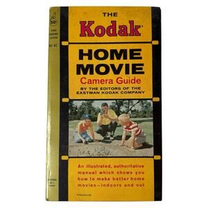 VTG 1960 "The Kodak Home Movie Camera Guide" FIRST PRINTING Paperback Film Video